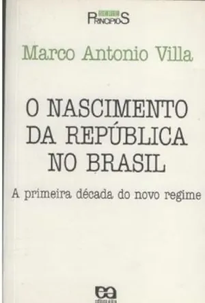 Capa de O Nascimento da República no Brasil